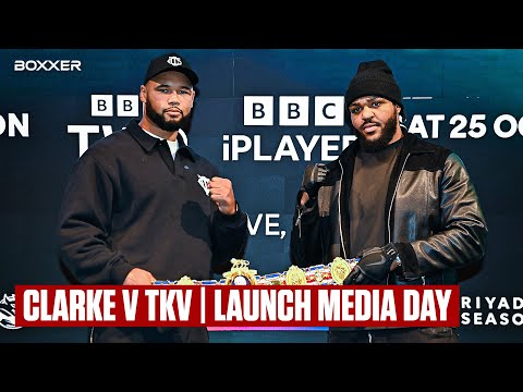Frazer Clarke v Jeamie TKV | FULL Launch Media Day