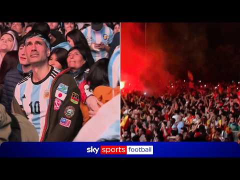 Spain and Argentina fan reactions watching 2026 FIFA World Cup final! 🔥