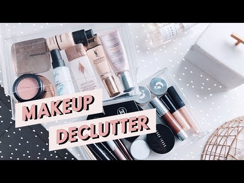 MAKEUP CLEAR OUT + SKINCARE DECLUTTERING | ORGANISE WITH ME | I Covet Thee