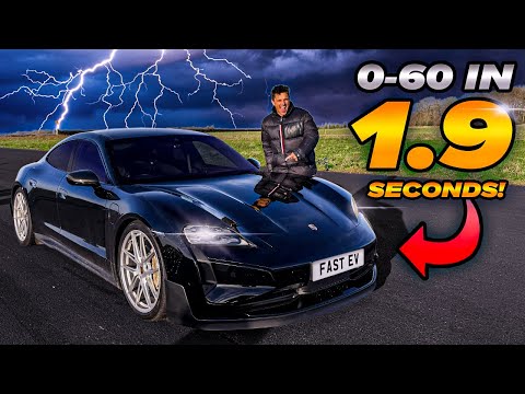 Unleashing Speed: Drag Racing the Porsche Taycan Turbo GT with AR Hamilton Racing