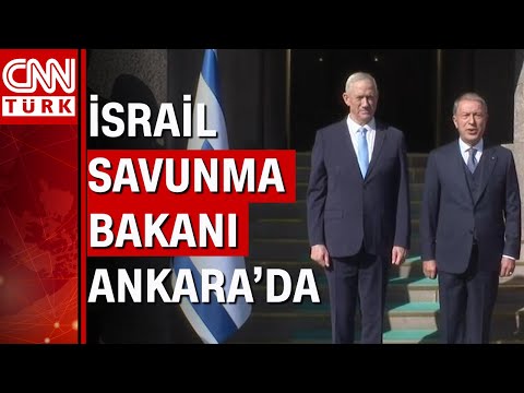 Bakan Hulusi Akar, İsrailli mevkidaşı Benny Gantz ile görüştü