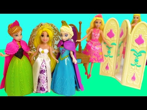 Disney Frozen Toys Queen Elsa Princess Anna Of Arendelle Magiclip Mini Barbie Dolls - UCelMeixAOTs2OQAAi9wU8-g