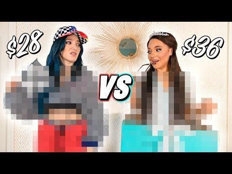 DIY Halloween Costumes from WALMART Challenge: Sister vs Sister - UCuVHOs0H5hvAHGr8O4yIBNQ