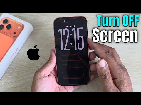 iPhone 17/17 Pro/Max: How to turn off screen iPhone