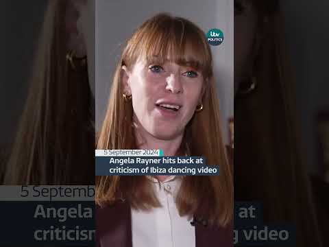 Angela Rayner hits back at criticism of Ibiza dancing video #politics #shorts