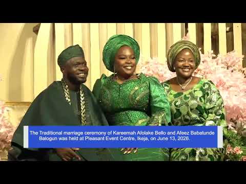 AFOLAKE BELLO WED AFEEZ BABATUNDE