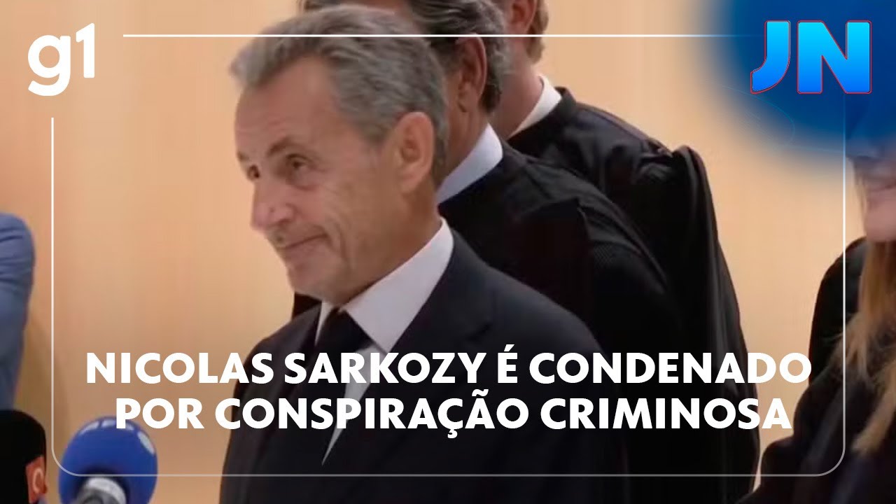 Nicolas Sarkozy é condenado por conspiração criminosa