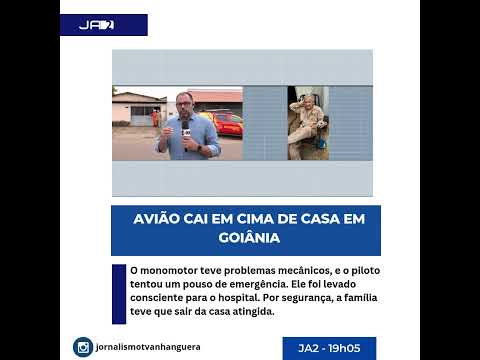 Avião cai! #goiás #brasil #2026 #agro #goiânia #aviação #casa #quedadeavião #acidente #motor #piloto