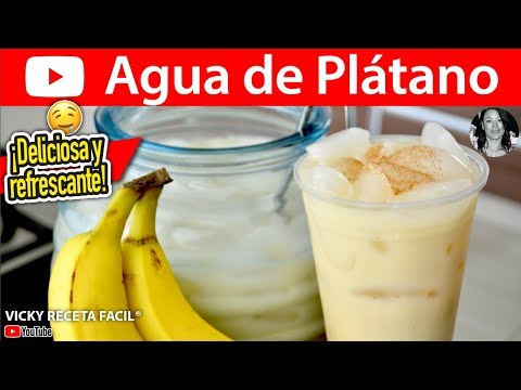 AGUA DE PLATANO | Vicky Receta Facil - UCewhO42h_TIKZdntpI-v39g