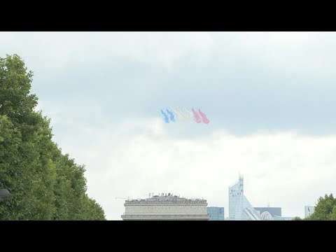 July 14 Bastille Day aerial parade begins over Paris's Champs-Elysees | AFP