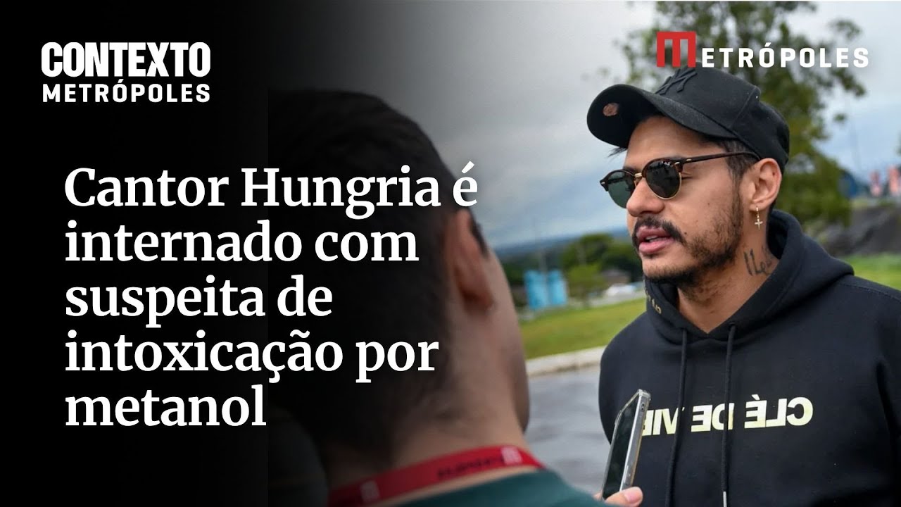 Cantor Hungria é internado com suspeita de intoxicação por metanol