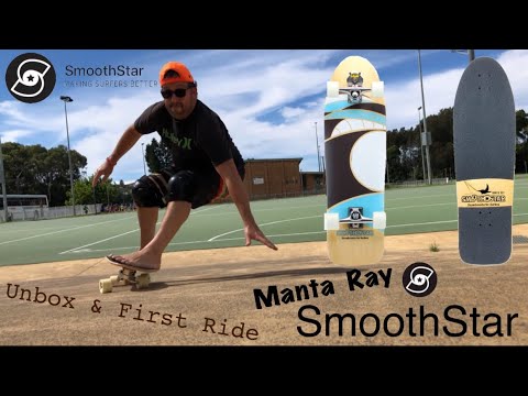 SmoothStar Manta Ray - Unbox & First Ride - Andrew Penman EBoard Reviews YouTube - Vlog No.140