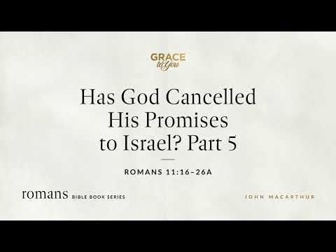 Has God Cancelled His Promises to Israel? Part 5 (Romans 11:16–26a) [Audio Only]