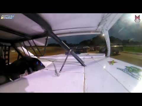 #35 John Lankton - Midwest Mod - 6-29-2024 Springfield Raceway - In Car Camera - dirt track racing video image