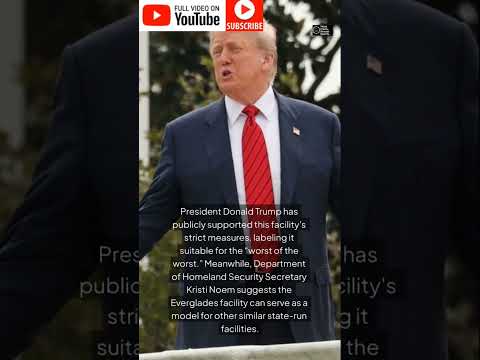 #trump #florida #desantis #immigration #alligatoralcatraz #prisoners #expansion #prison #ice