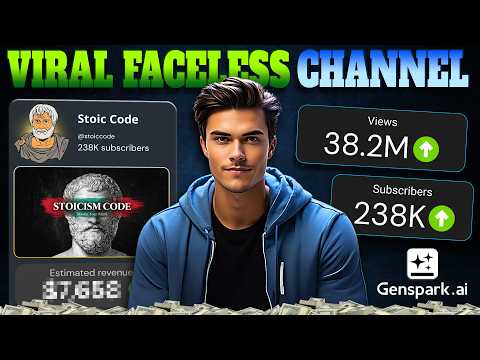 How I Build Faceless YouTube Channels Using Just ONE AI Tool (Genspark AI)