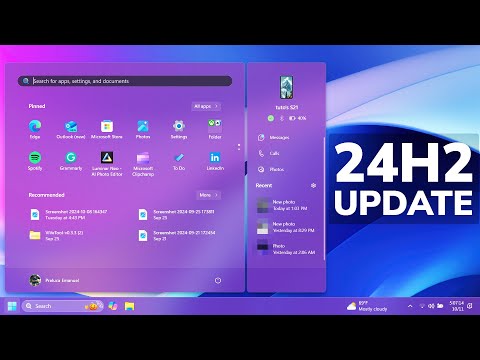 New Windows 11 24H2 Update – New Start Menu, Taskbar Changes and Fixes in Build 26100.2152 (RP)