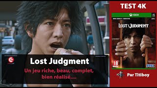 Vido-Test : [TEST 4K] LOST JUDGMENT sur Xbox Series X & PS5 - Le fils spirituel de la licence Yakuza de retour !