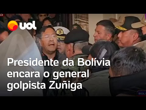 Golpe na Bolívia: Vídeo mostra momento em que presidente encara o general golpista Zuñiga