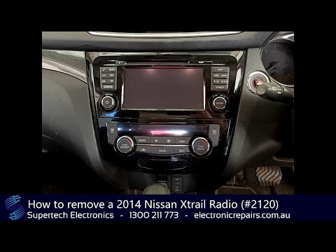 Как снять магнитолу x trail t32 Como remover o som do carro de um Nissan X-Trail - Nissan X Trail (T32, MK 3)