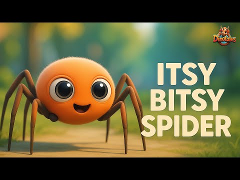 Itsy Bitsy Spider | Kids Song | Nursery Rhymes & Baby Songs | Magic Dino Tales