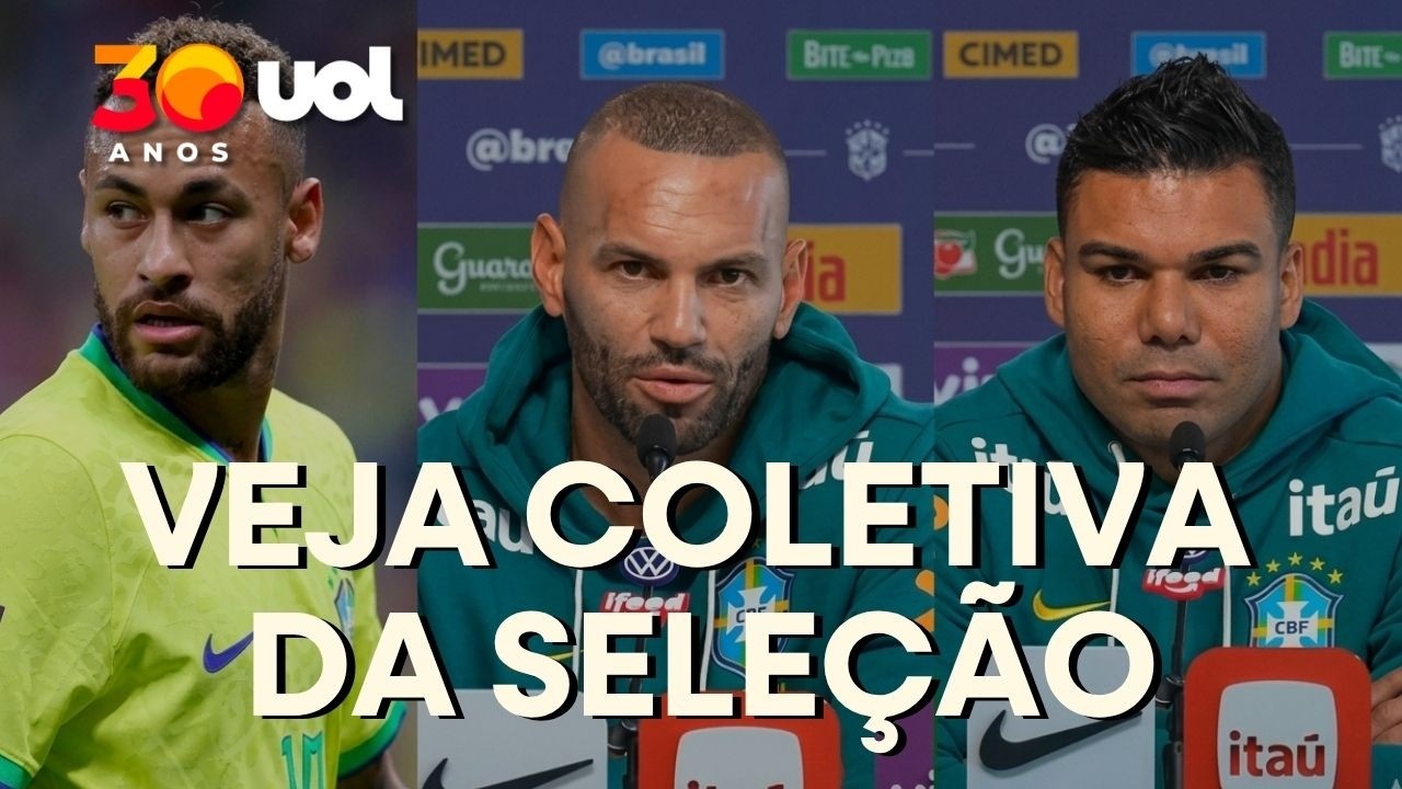 NEYMAR LESIONADO, COPA DO MUNDO E+: VEJA COLETIVA DA SELEÇÃO BRASILEIRA COM CASEMIRO E WEVERTON