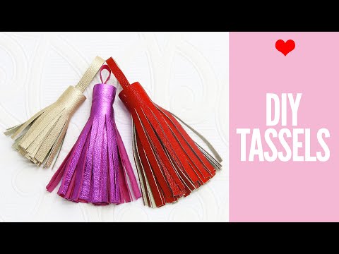How to Make a Tassel | Leather Tassel Making Tutorial