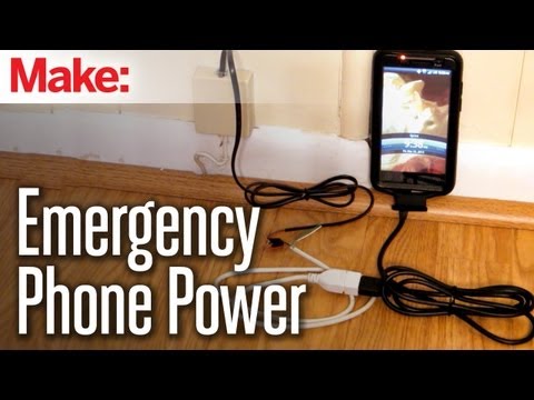 DIY Hacks & How To's: Emergency Power from a Land Line - UChtY6O8Ahw2cz05PS2GhUbg