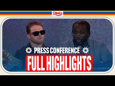 FULL HIGHLIGHTS! Canelo Alvarez Vs. Terence Crawford New York Press Conference