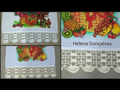 Lindo bico de crochê 🧶 canhoto