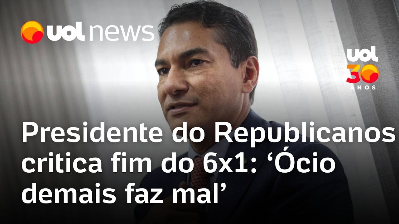 Presidente do Republicanos diz que alertou Motta contra fim do 6×1: ‘Ócio demais faz mal’