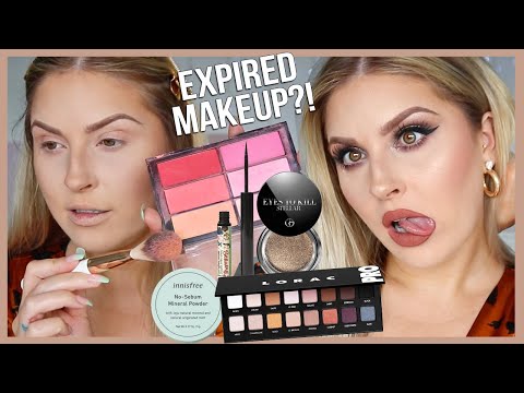 full face of makeup i FORGOT about! ? EXPIRED MAKEUP!"