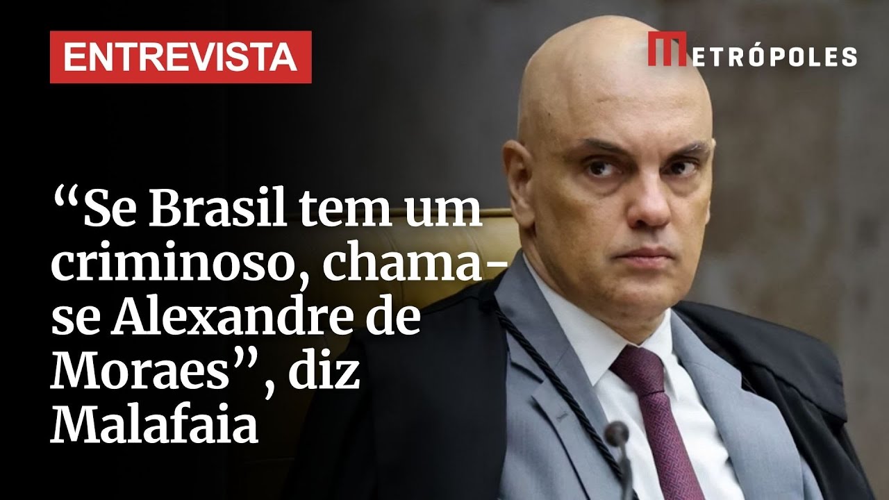 Se Brasil tem um criminoso chama se Alexandre de Moraes Malafaia fala da prisão de Bolsonaro