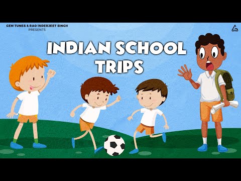 Indian School Trip | इंडियन स्कूल ट्रिप | Moral Stories For Kids | Cartoon | Gem Tunes Kids