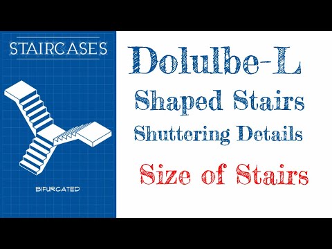 Double L Shaped Stairs Shuttering and Technical Terms in Practical Video