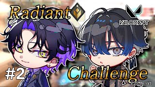 【Valorant】Radiant Challenge ver. 2025 ActⅥ #2 w/ 青桐エイト immo3 344rr~ 【麻