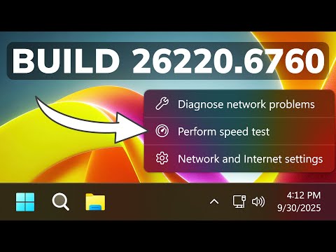 New Windows 11 25H2 Build 26220.6760 – New Taskbar Speed Test Option, File Explorer and Fixes (Dev)