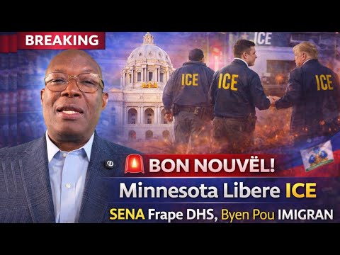 Bon Nouvèl pou IMIGRAN Nan Minnesota | ICE Libere Vil La - SENA a Frape DHS. Ann Tande
