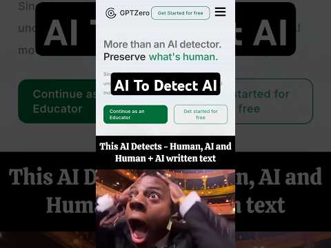 ZeroGPT Detects AI Generated Text useful for Academics 🎓