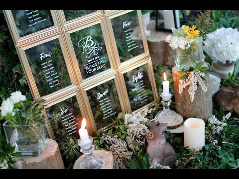 DIY WEDDING DECOR- DOLLAR TREE WEDDING SEATING CHART - UCVRekxsiQVZprWRcGfulZfg