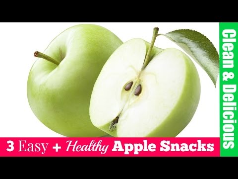 Clean Eating Apple Snacks 3-Ways! | Clean & Delicious - UCj0V0aG4LcdHmdPJ7aTtSCQ