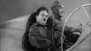 Charlie Chaplin - The Great Dictator 1940 - in a plane (Charlie Chaplin & Reginald Gardiner)