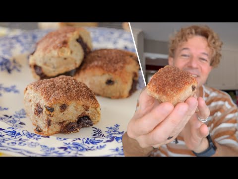 Секрет этих вкусных булочек в маленьких подушечках! ПЫШНЫЕ СКОНЫ тают в рту | Cinnamon Scones