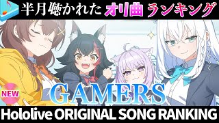 【gamers】半月で一番聴かれたオリ曲は？オリ曲ランキング 30 most viewed song in this month 2025/