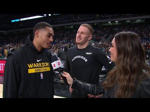 Jordan Poole & Donte Divincenzo reminiscence on playing in the Alamodome | NBA on ESPN