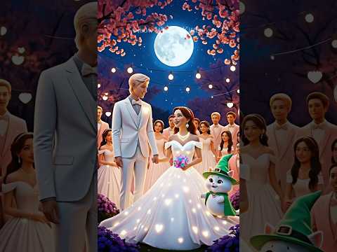 Cute Wizard Kitten Made a Magical Wedding Come True #shorts #cats #animation