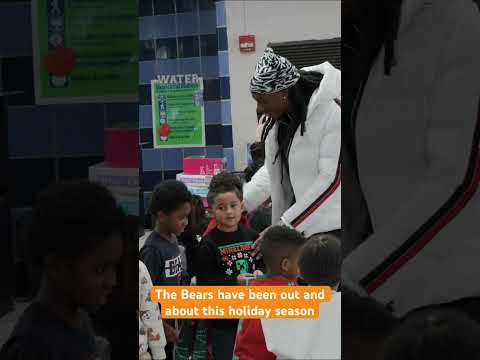 Tis’ the season to give back #bears #nfl #community video clip