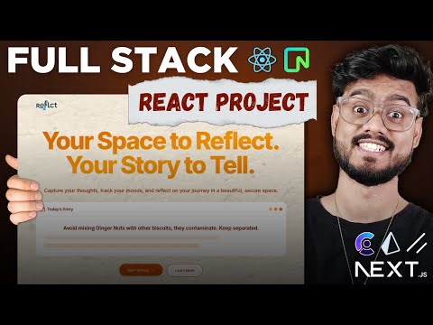 Full Stack React JS Project ( Journal App ) - Next.js 15, Shadcn, Tailwind, Clerk, NeonDB Tutorial 🔥