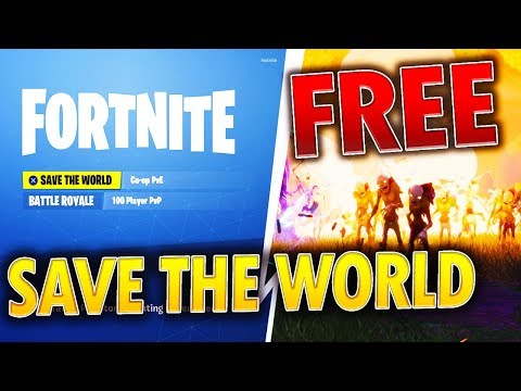 How To Get Fortnite SAVE THE WORLD For FREE! *EASY & WORKING* (XBOX, PC, PS4)