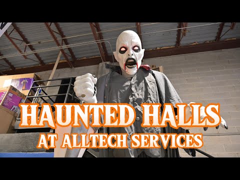 🕸️🎃Behind the Scenes at AllTech’s Haunted Halls!👻💀
